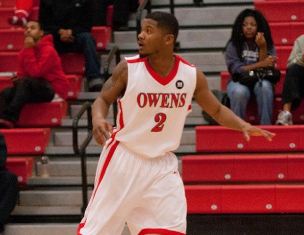 Taronta Cole Jr. scored a career-high 15 points for the Express against Cincinnati State today, but it wasn't enough. He even converted a four point play in the second half. Photo by Seth Foley