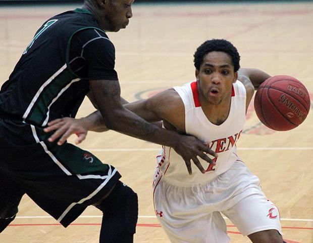 Lindsey Pours In 30, Gill Nearly Records Triple-Double As Express Men Upset No. 3 Cincinnati State 92-86