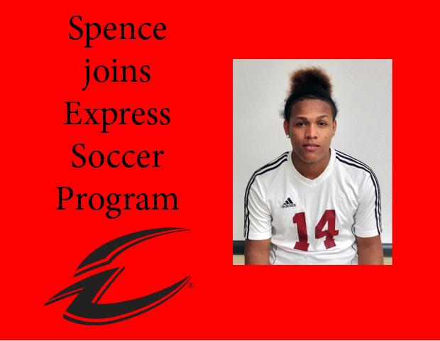 Spence Becomes Sixth Member of 2013-14 Express Men's Soccer Freshmen Class
