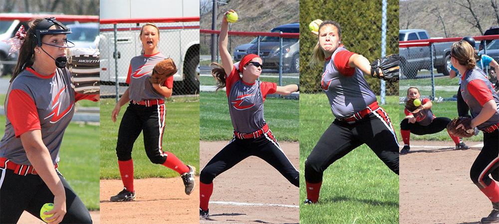 L to R - Minarchick, Myers, Benschoter, Hanf, Rolf to Myers