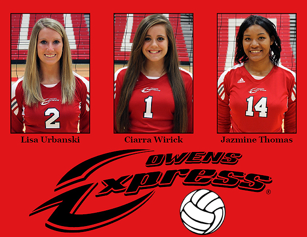 Urbanski, Wirick, Thomas Earn Postseason Honors in Volleyball
