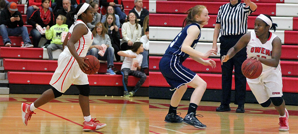 Brenda Pennington had a season-high 20 points tonight. Photos by Nicholas Huenefeld/Owens Sports Information