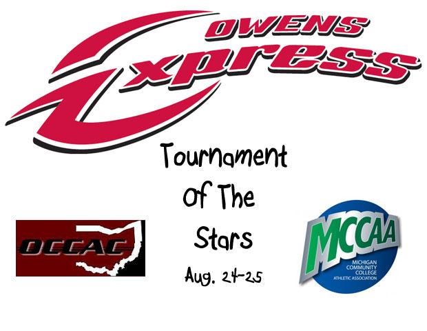 No. 15 Express Volleyball Splits Pair Of Matches In "Tournament of the Stars"